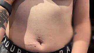 Housewife Seduces While Girlfriend Away