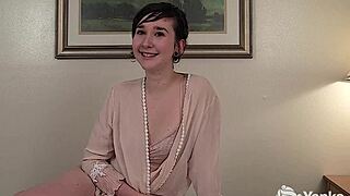 artemis teases her big clit then squirts hard with toy