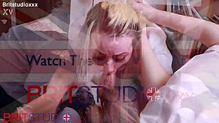 Two British College Teens Suck Huge Cock Then Swap Sticky Cum Loads