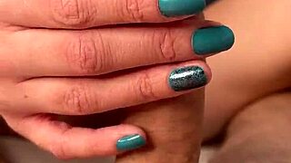 Girlfriend's closeup handjob cumshot on my cock day 45 feels amazing