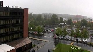 j cannon unloads cum on sara jay's massive tits in wild interracial romp