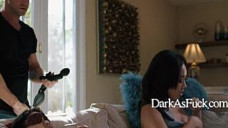 Hey Lulu Chu and Kimmy Kimm, ready for kinky Asian couple toy bondage share?