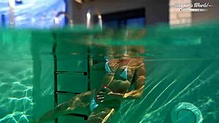 all natural milf julia north takes underwater anal in pool