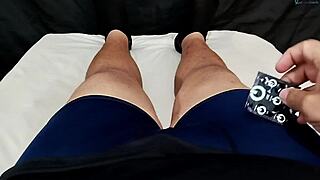 Caught wife using toy to masturbate over tiny dick but she sucks it good and craves cum