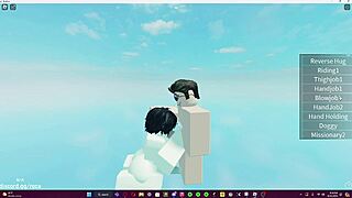 Deleg pounds tight femboy ass then cums on cheeks in Roblox