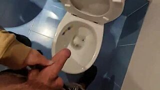 You want to see amateurs fucking wildly in the toilet?