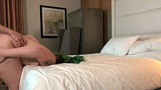 Very Sexy Green-Haired Goth Emo Slut Fucked Hard in Tight Pussy