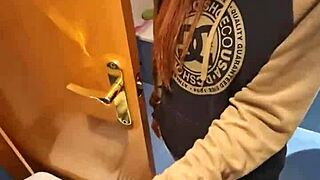 You want to see amateurs fucking wildly in the toilet?