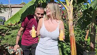 Bent Over Forest Fuck With Big Tits Kourtney Love Ends In Cumshot Facial