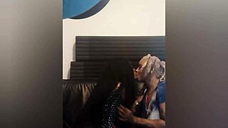 Our Ebony Princess Strap-On Fucks Submissive Friend While Boyfriend Watches