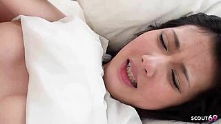 Slim Japanese Teen Silicon Tits Creampie Casting