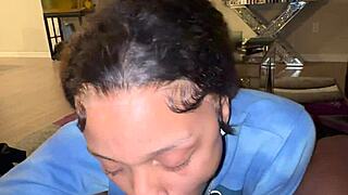 Sucking Massive BBC Until He Explodes Down Skinny Throat