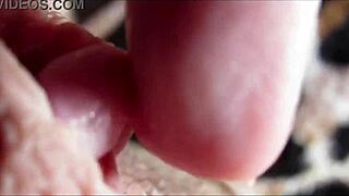 BIG CLIT throbs and spasms in extreme closeup homemade ORGASM footage 1080p