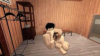 roblox kitten dominated and fucked hard by maledom 😈💦🔥