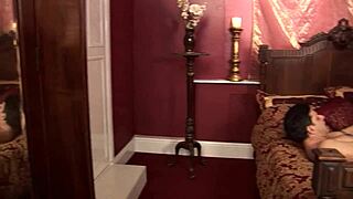 he fucked this big natural titted babe's smooth pussy and tight asshole all night