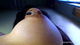 jade's belly sways teasingly in thong panties during intimate face dance