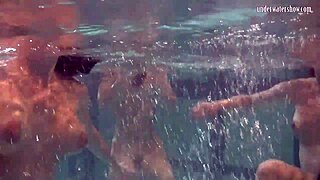 ivetta katka barbara dive into hot underwater pussy play