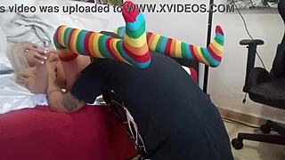 Check out this crente loirinha getting fucked by her sex toy