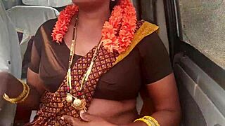 i'm so horny stepmom... lets fuck in car with dirty telugu talk huh