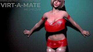 Hailey's Big Tits Bounce in Cowgirl Jerk Off Ride