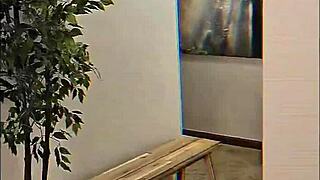 Boss husband unloads heavy jizz facial during intense office performance review