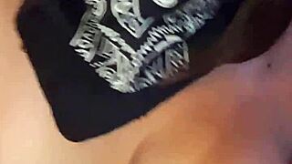 latina milf's big nipples leak milk as she stuffs dildo in fat ass!