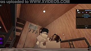 roblox kitten dominated and fucked hard by maledom 😈💦🔥