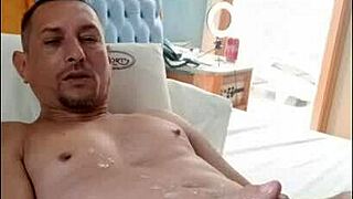 Old tattooed brazilian milks massive load bareback