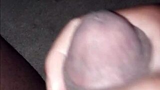 Amateur teen strokes his thick cock solo homemade