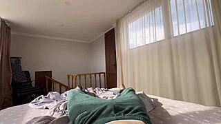 Quick pov pounding stepsis doggystyle then creampie finish! 🔥💦