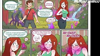 comics gravity falls wendy confesses dipper spanish
