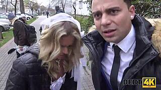 Loan Manager Fucks Bride to Erase Debt