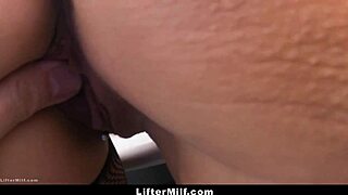 Sedona Reign's apologetic eyes fill with desire before milf garage punishment