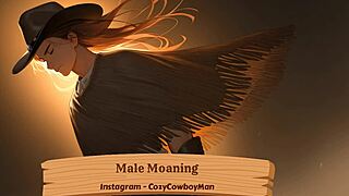 boyfriend moans erotically stroking to explosive solo orgasm