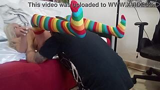 Check out this crente loirinha getting fucked by her sex toy