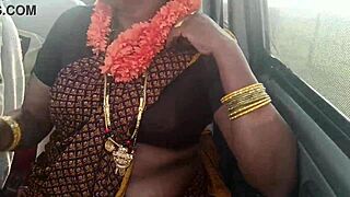 i'm so horny stepmom... lets fuck in car with dirty telugu talk huh