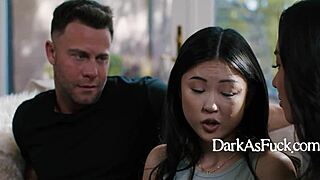 Hey Lulu Chu and Kimmy Kimm, ready for kinky Asian couple toy bondage share?