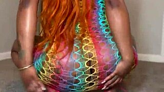 that hawt ebony big booty bitch slurps sloppy then rides rough bareback creampie doggystyle