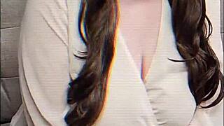 Boss husband unloads heavy jizz facial during intense office performance review