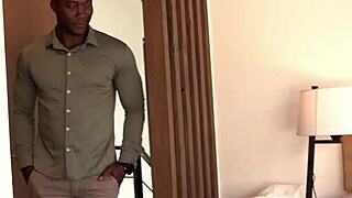 Husband Surprises Wife Black Stud Giant Dildo Threesome