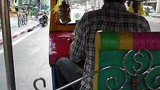 Desperate tourist hunts petite Asian teen for raw outdoor fuck and blowjob adventure