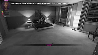 Swinger Girlfriend Ashley's Birthday House Party Game with Friends