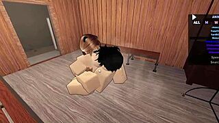 roblox kitten dominated and fucked hard by maledom 😈💦🔥