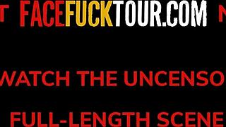 i'm the filthy tattooed blonde whore gaggin' hard on huge cock meat