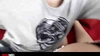 WOW, Sexy Morena Sucks Boyfriend's Dick Then Rides It Wild!