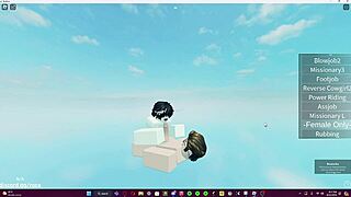 Deleg pounds tight femboy ass then cums on cheeks in Roblox