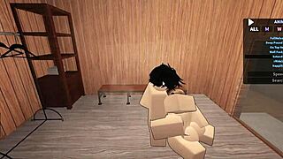 roblox kitten dominated and fucked hard by maledom 😈💦🔥