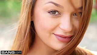 glamkore redhead euro babe double penetrated threesome pounding!