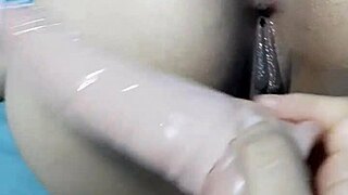 yola yolandy rams huge dildo deep into her big ass bent over doggystyle