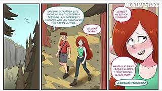comics gravity falls wendy confesses dipper spanish